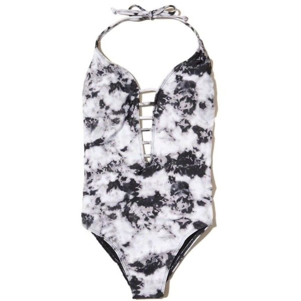 Hollister halter top one piece swimsuit Size M